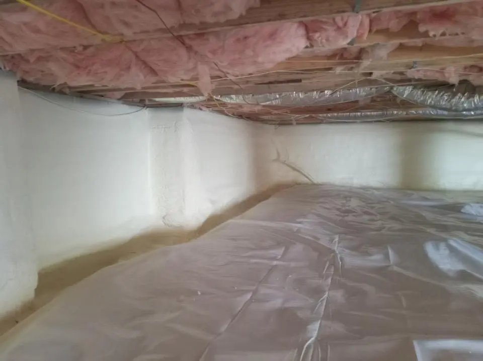 Crawl space encapsulation with closed-cell spray foam for Attic Insulation in Helena-West Helena